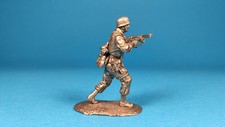 TIN soldiers 54mm of German paratrooper, 1943-1945. Scale1:32.