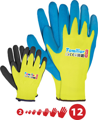 Arbeitshandschuhe Schutzhandschuhe auch Kinder Montagehandschuhe 6 Paar Gr. 2-12
