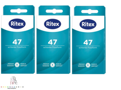   16/24/32/100 Ritex Kondome 47mm schlanke Passform / Proline S  Condome