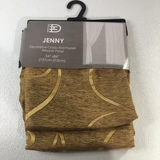 Dainty Home Jenny 54" W X 84" Decorative Classics Rod Pocket Window Panel