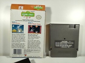 Sesame Street 123 Nintendo NES - Game and Box no Manual