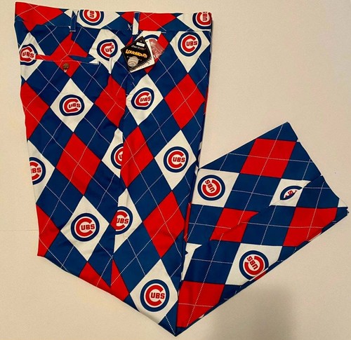 Men's Loudmouth MLB Chicago Cubs Argyle 