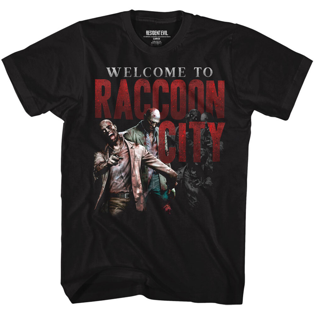 Мужская футболка Resident Evil Welcome to Raccoon City XX размера 3790₽