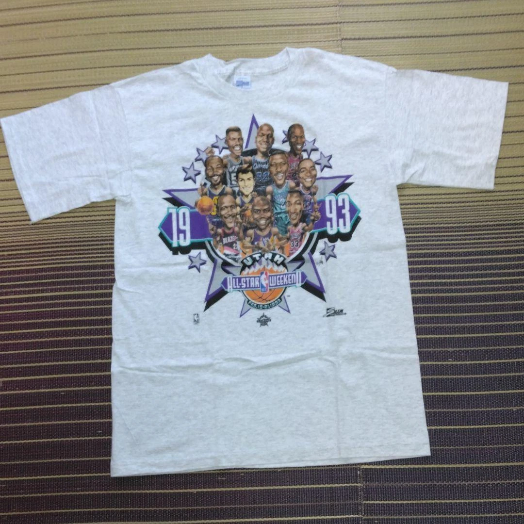 Vintage 1993 NBA All Star Weekend Jordan O'Neill Berkeley Pippen Tee T  Shirt L