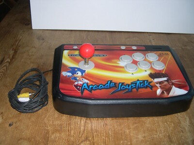 SEGA MEGA DRIVE ARCADE JOYSTICK VIDEOSPIELEKONSOLE