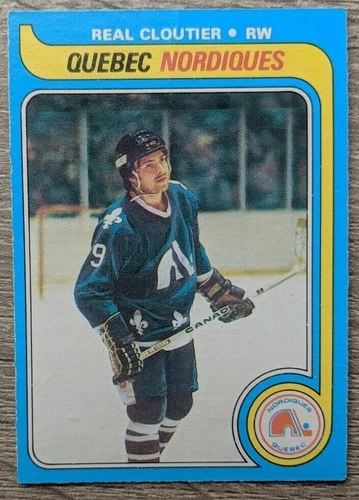 1979 80 OPC REAL CLOUTIER QUEBEC NORDIQUES BUFFALO SABRES VINTAGE O PEE CHEE