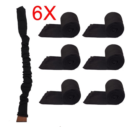 6 / Lote De Calcetines Negros De Pistola 54×4 Pulgadas De Manga De Tratamiento - Imagen 2 de 11