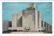 Hotel Belmont Plaza Lexington Avenue New York Postcard