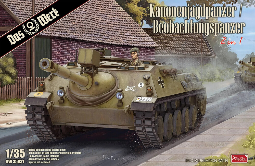Das Werk 1/35 Kanonenjagdpanzer / Beobachtungspanzer - DW35031