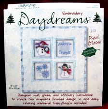 Dimensions Daydreams Counted Cross Stitch Kit 72629 Frosty Welcome 8 x 8 New