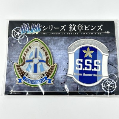 Trails From Zero Trails to Azure Metal Pin Crossbell State SSS Emblem Falcom