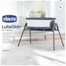 New Chicco LullaGlide 3-in-1 Bassinet - Luna Grey , Retail 186