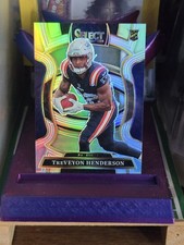 2025 Panini Select TreVeyon Henderson Concourse Rookie Silver Prizm #78 Patriots