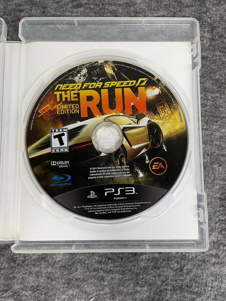 Need for Speed The Run Limited Edition Sony PS3 Video Game Complete Tested Racin - Image 4 of 4
