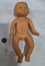 Vintage Emson Small Newborn Boy 8" Anatomically Correct Vinyl Doll