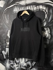 Ma.Strum Box Logo Black Hoodie Men’s Size M