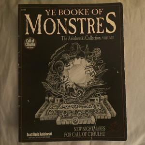 Chaosium Ye Booke of Monstres Vol I Call of Cthulhu Mythos Softcover 1999