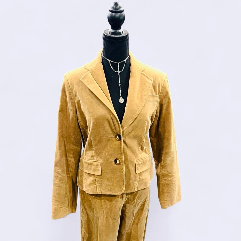 Костюм Dalia желтовато-коричневый из искусственной замши бархат 2 предмета 6 - Изображение 2 из 4