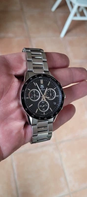 TAG Heuer CV1A10.BA0799 Mens Carrera Panamericana Chronograph Quartz Watch Black - Image 1 of 4