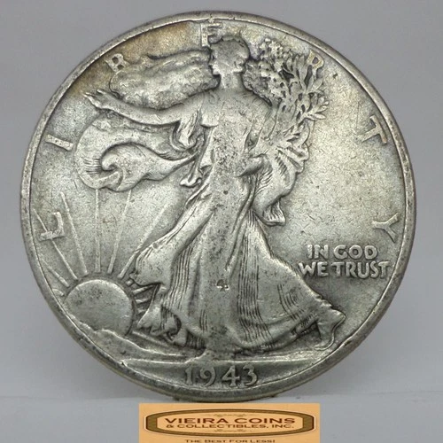 New Listing1943 Walking Liberty Half Dollar, 90% Silver - #C58467NQ