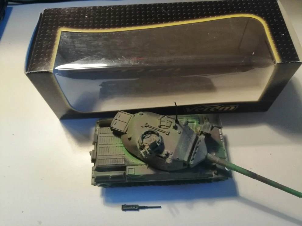 SOLIDO, Char sherman bulldozer militaire en boite coffret verem