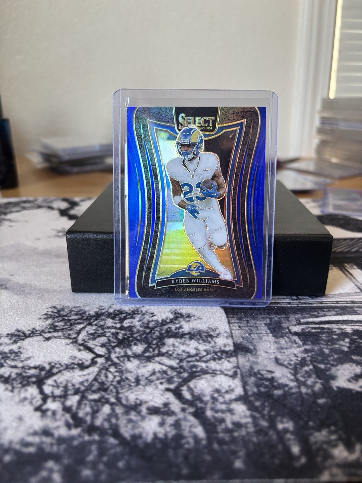 Panini 2024 Select Football Kyren Williams Suite Level Blue Prizm #360 /99 Rams