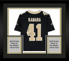 Framed Alvin Kamara New Orleans Saints Signed Nike Limited Jersey w/Who Dat Insc