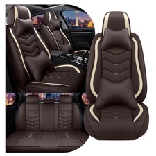 Toyota Crown 2023-2026 Nappa Leather Sport For Seat Covers 5-for Seat Coffee