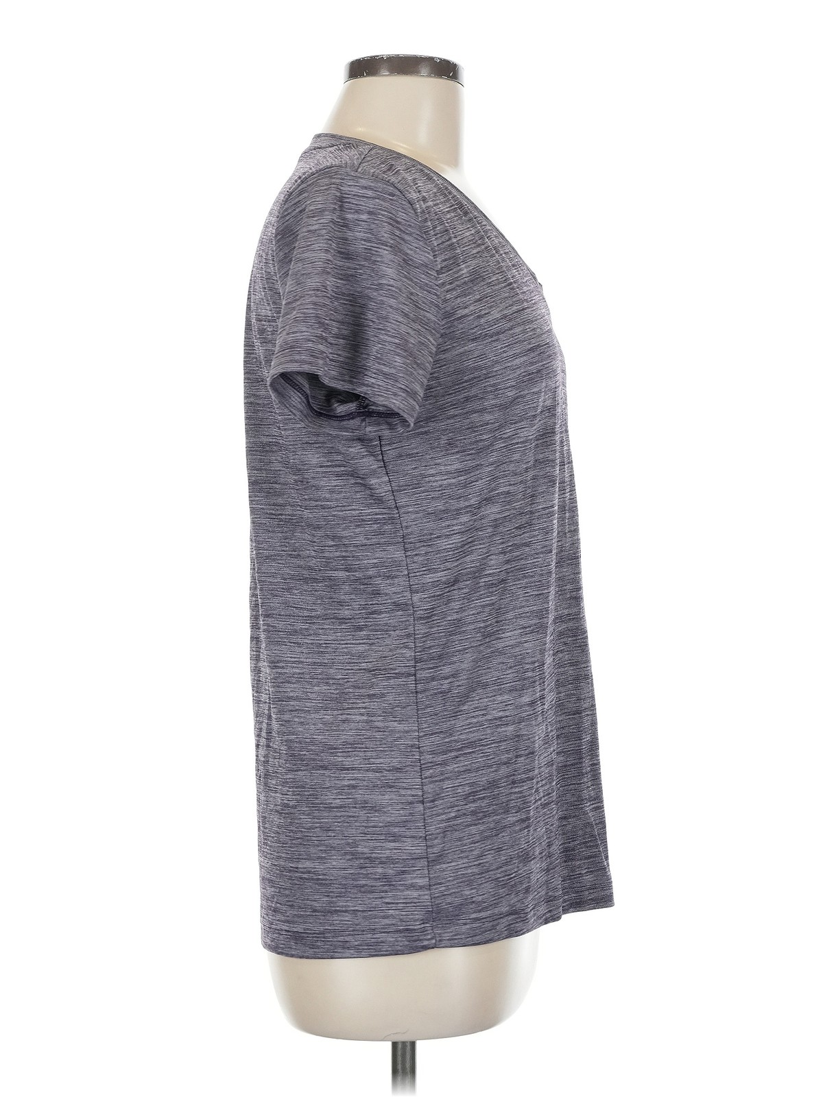 Under Armour Women Gray Active T-Shirt M thumbnail 3