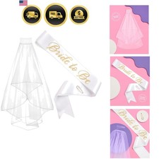 Bachelorette Party Sash  Veil - Bride To Be  Bachelorette Party Decorations...