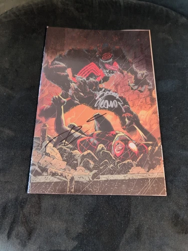 VENOM #3 FOIL DOUBLE SIGNED RYAN STEGMAN DONNY CATES EXCLUSIVE COA 1