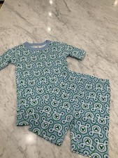 Hanna Andersson X Disney Youth Mickey Mouse Short Sleeve Sleep Set Size 12