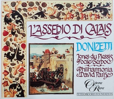 Donizetti  L Assedio Di Calais 2 CD Box Jones Du Plessis David Parry Opera Rara