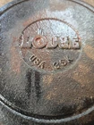 2 Vintage Lodge 3SK Cast Iron Skillet 6 1/2" Frying Pan Skillet Double Spout USA