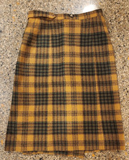 Vintage Pendleton wool skirt plaid - size 12
