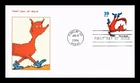 US COVER FOX FAVORITE CHILDREN'S BOOK ANIMALS FIRST DAY ISSUE