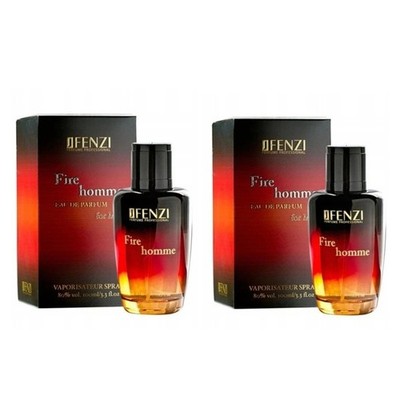 JFenzi Fire Homme EDP Herren Eau de Parfum 2x100 ml