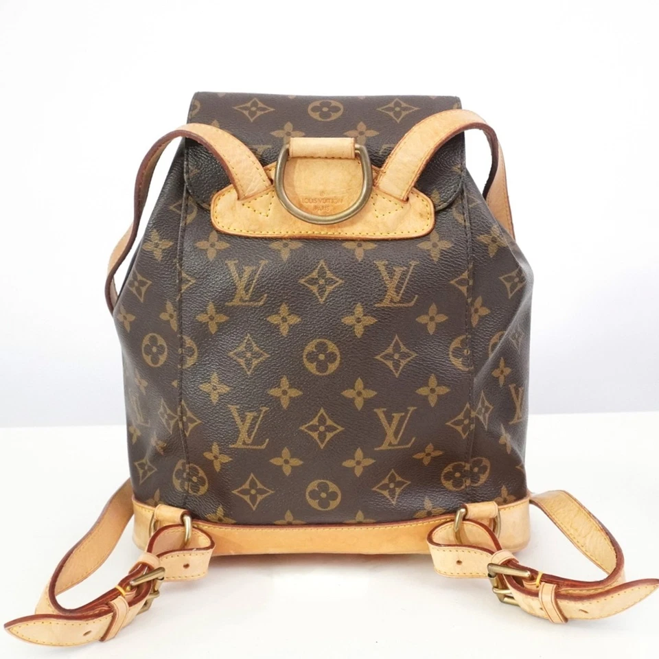 Auténtico bolso mochila Louis Vuitton LV monograma Montsouris MM M51136 SP0016 #53800A Foto 2 de 4