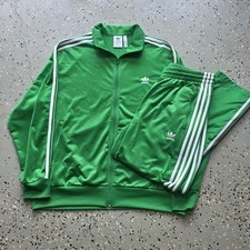 Adidas Firebird Mens Tracksuit Jacket Pants Set Size XXL XL 2000s Vintage Retro