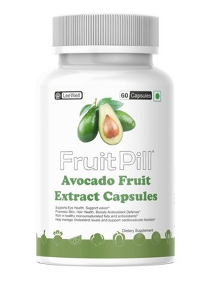 Fruit Pill Avocado Extract Capsules Herbal Wellness 60 Caps