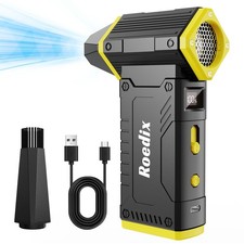 Compressed Air Duster, 210000RPM 8-Gear Adjustable Electric Air Duster with L...