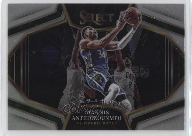 2022-23 Panini Select Snapshots Silver Prizm Giannis Antetokounmpo #1 16qd