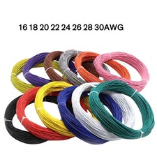 UL1007 Litzenkabel PVC Elektrokabel 16 18 20 22 24 26 28 30AWG Flexiblekabel