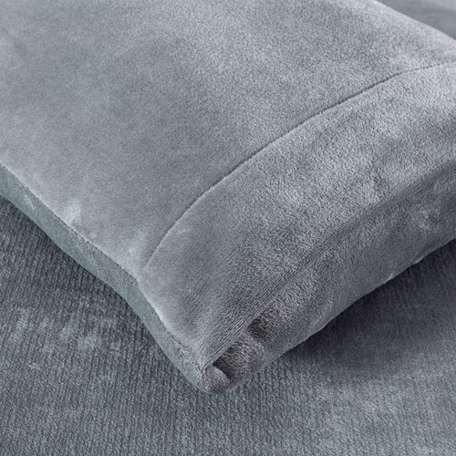 Chezmoi Collection Lavish Extra Soft Microplush Fleece Velvety Bed Sheet Set - 第 14/36 張圖片