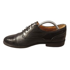 Mezlan Florence Shoes Mens Size 10 W Black Leather Cap Toe Dress Oxford Spain