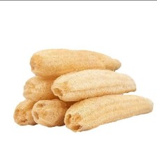 2pcs Natural Loofah Luffa Sponge Non-stick Shower Sponge Dishwashing Artifact