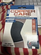 Copper care knee compression brace-adult-one size fits most
