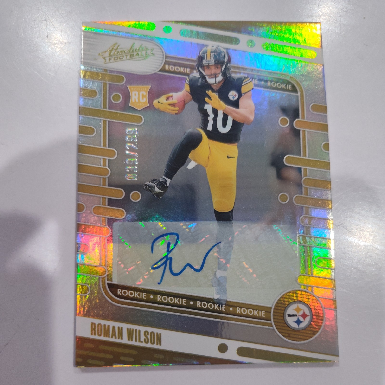 2024 Panini Absolute - Rookies Roman Wilson  Spectrum Signatures /299 (AU, RC)