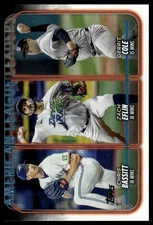 2024 Topps #57 American League Leaders Wins (Bassitt/Eflin/Cole)