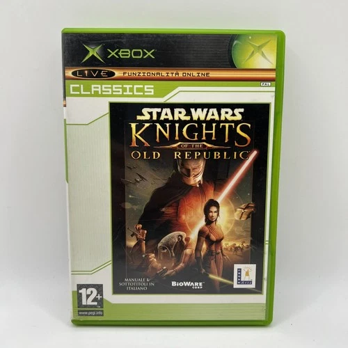 Star Wars Knights Old Republic XBOX Microsoft PAL ITA Italian Game COMPLETE